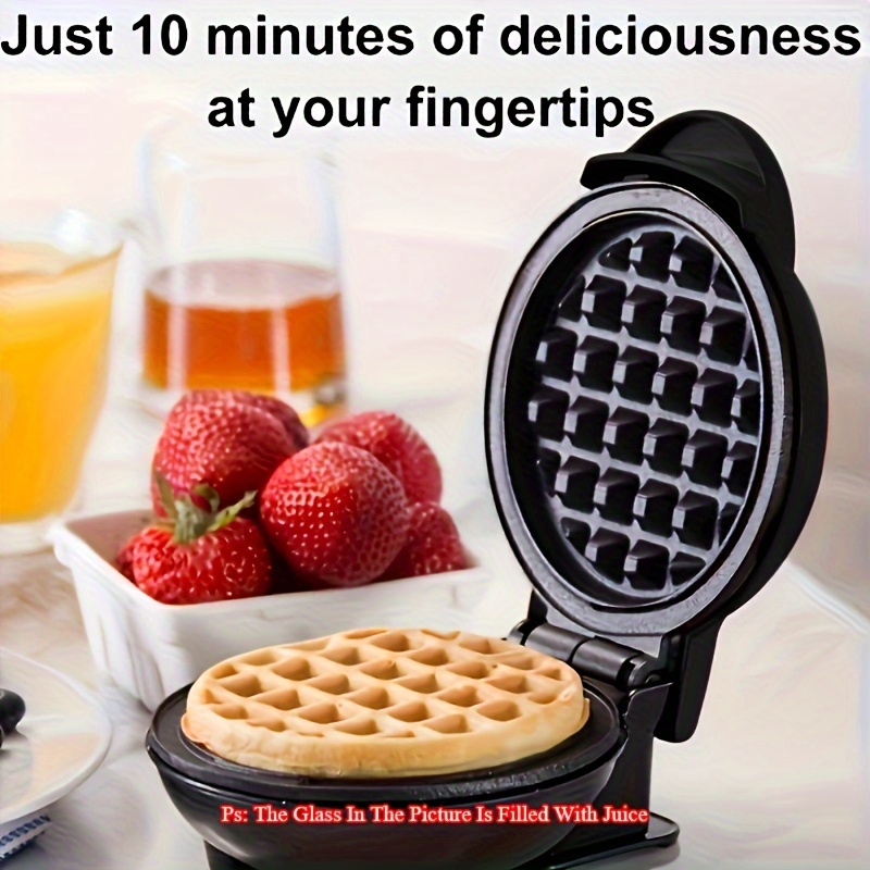 Mini Waffle Maker For Individual Waffles, Chowder, Keto Chaffles, Easy To  Clean, Non-stick Surface, Cookware, Kitchenware, Kitchen Accessories  Kitchen Stuff Small Kitchen Appliance, (black) - Temu