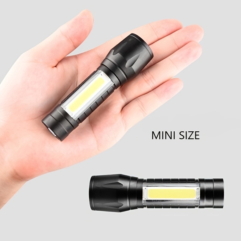 Powerful Led Flashlight Built-in Battery - Temu