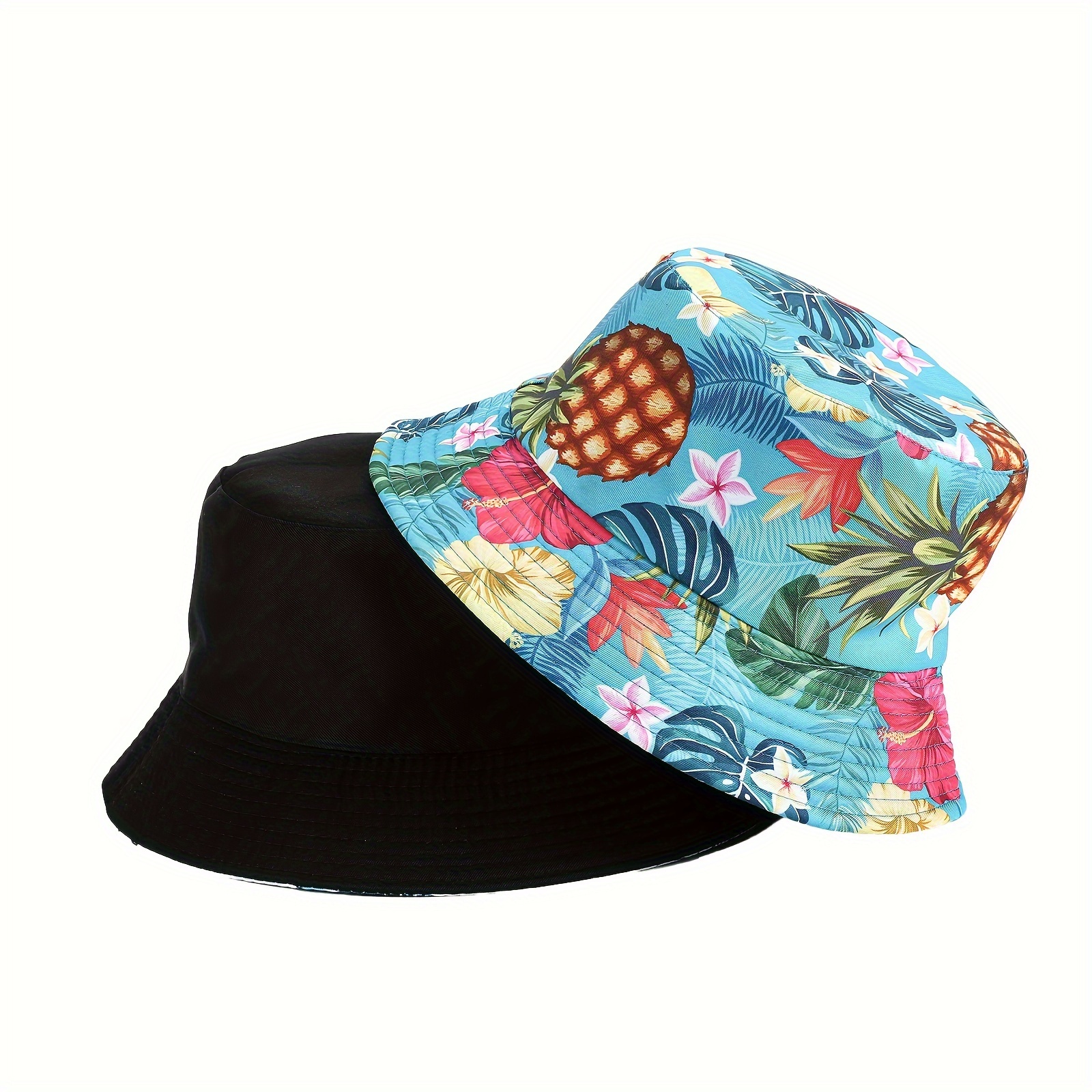 Hawaii Style Fruit Bucket Hat Cute Cartoon Tropical - Temu