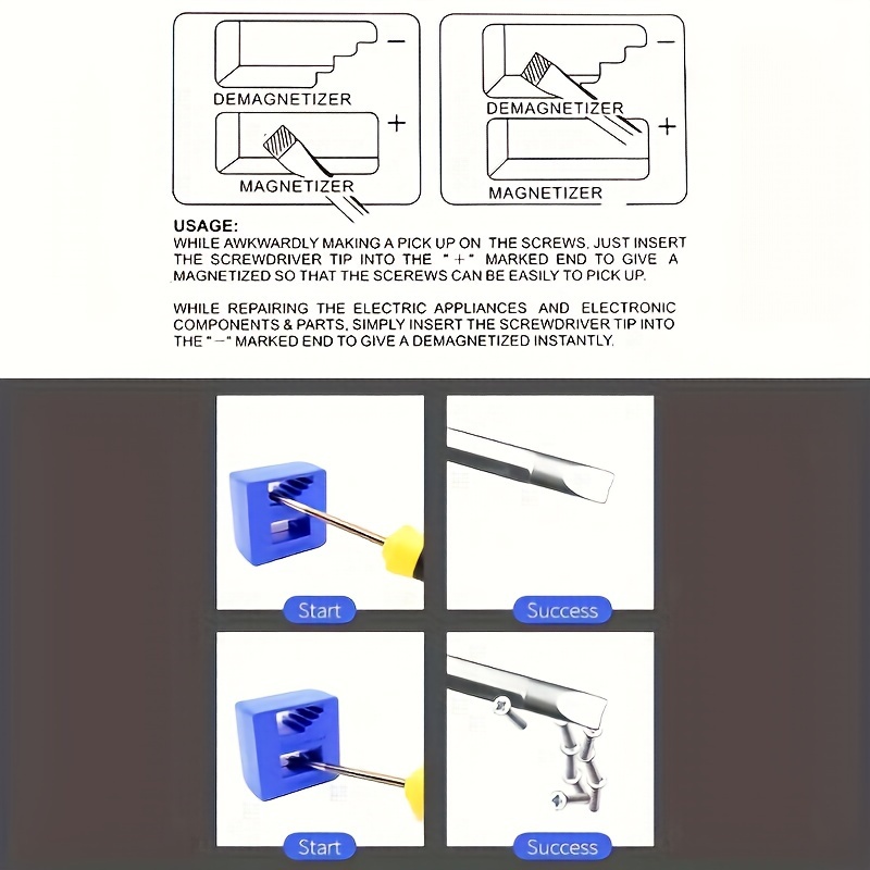 Magnetizzatore E Smagnetizzatore Di Precisione Blu, Smagnetizzatore Magnetizzatore  Per Cacciavite, Strumento Di Magnetizzazione E Smagnetizzazione Rapida 2 In  1 Per Viti - Temu Italy