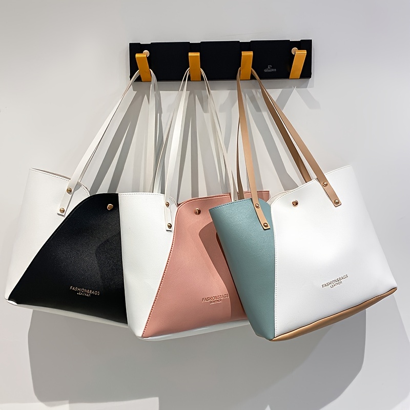 Cashmere Fleece Handbag Women's Plush Shoulder Bags Two Side Available  Designer Tote Bags Girls Ladies Shopper Bag Bookbag Purse - AliExpress