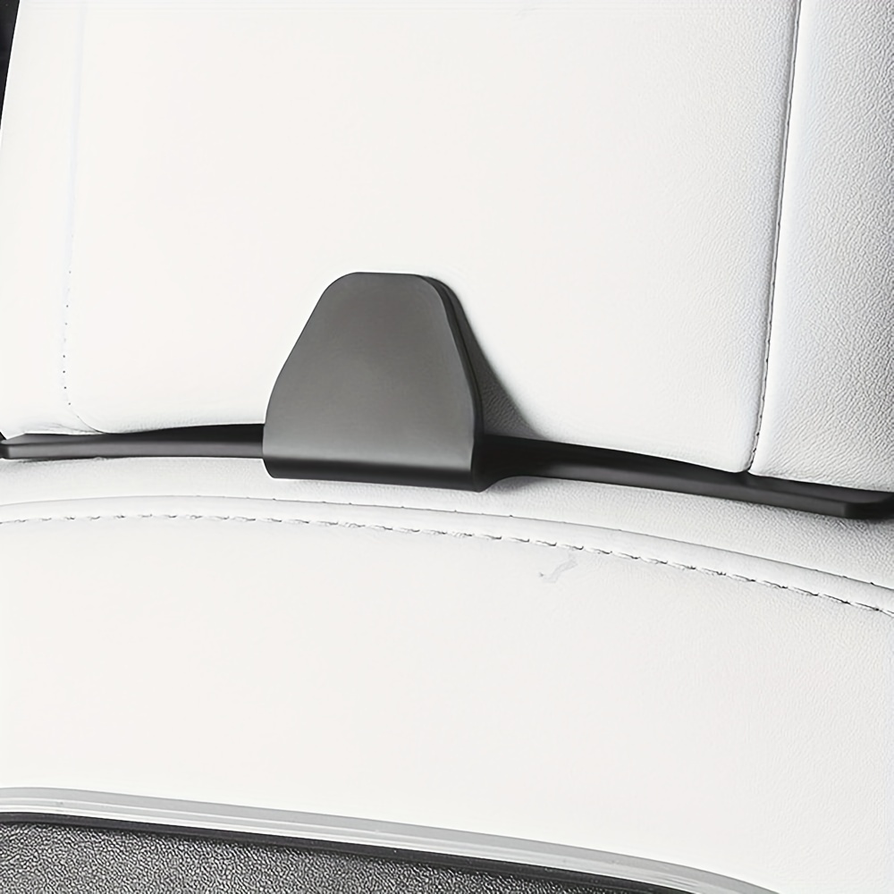 Support de rangement arrière de voiture, 2 pièces, accessoires d'intérieur  de voiture, crochet de dossier de siège de voiture, support d'appui-tête  pour Tesla modèle 3/Y/X/S
