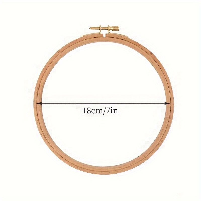 5 inch Wooden embroidery hoop - 12,5 cm hoop with rounded edges