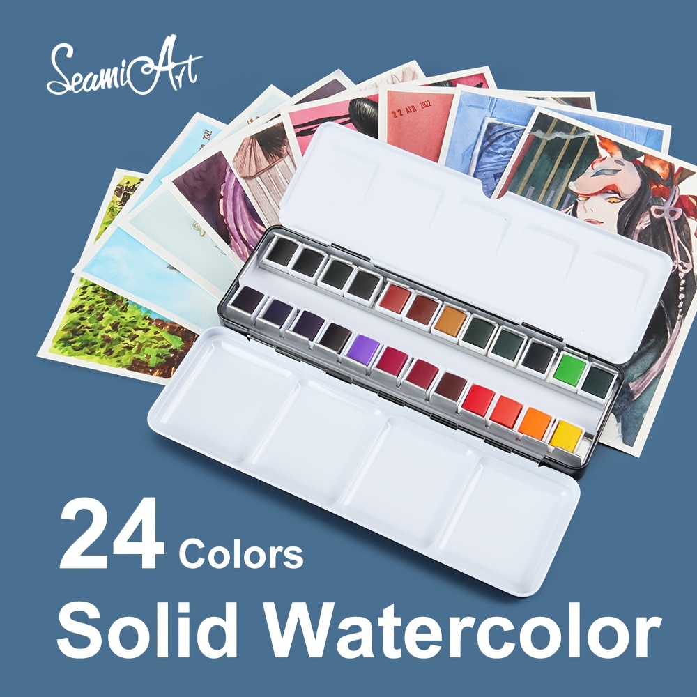 45 Color Professional Watercolor Paint Set In Unique Design
