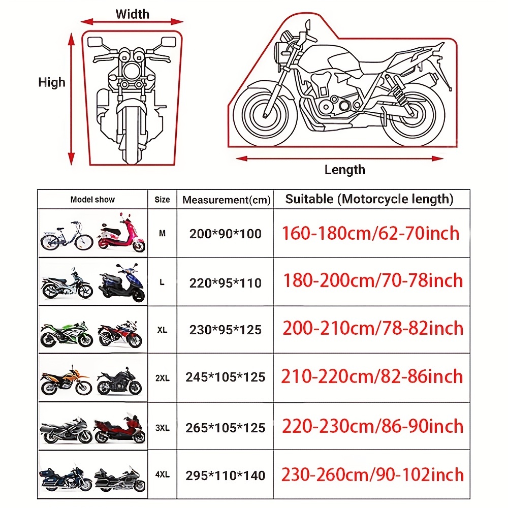 Compre Cubierta De Motocicleta, Funda De Moto Impermeable De Xxx Grande  Para Interior Al Aire Libre y Cubierta Impermeable De La Motocicleta de  China