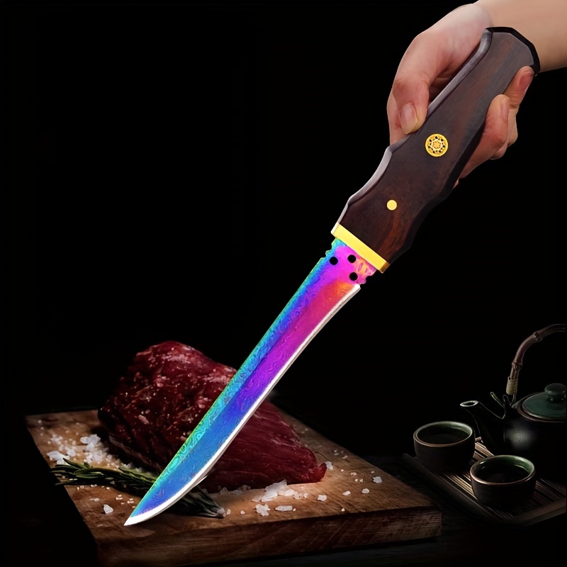 Dragon and phoenix double knife household fruit knife,high-grade sharp high  hardness cutting knife carry portable outdoor knives - AliExpress