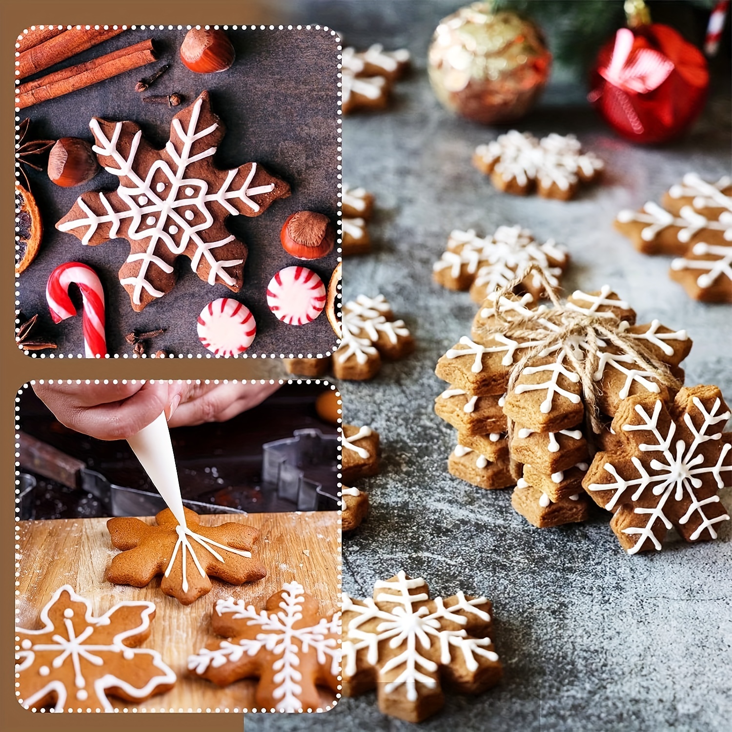 Stainless Steel Snowflake Cookie Cutter Set, Christmas Series Cookie Molds, Cookie  Baking Supplies, Cookie Fondant Making, Baking Supplies, Kitchen Items -  Temu