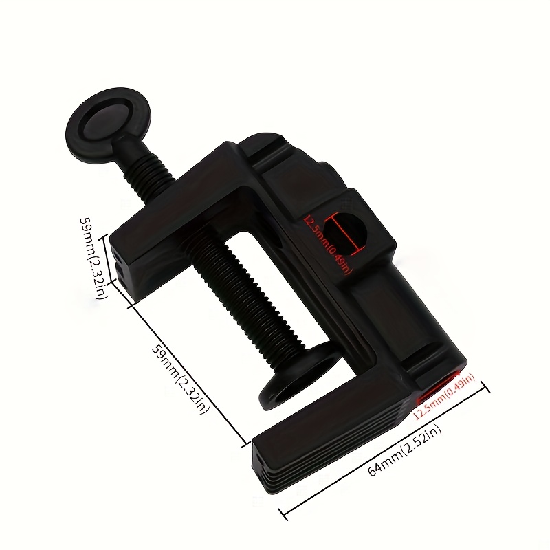 OriGlam Universal Clamp for Desktop Mount Holder, Replacement Bracket Clamp  C-Clamp For Mic Stand/Table Lamp Desk 