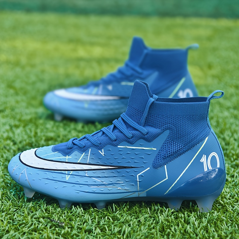 Men's Trendy High Top Fg Football Boots Professional Outdoor