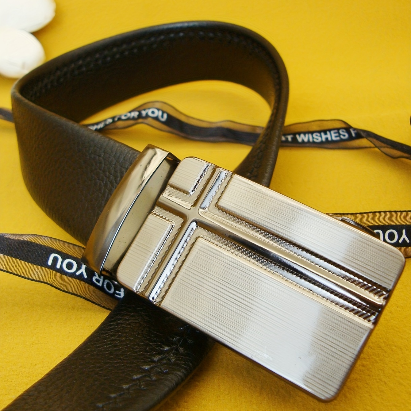 Men's Business Casual Leather Belt