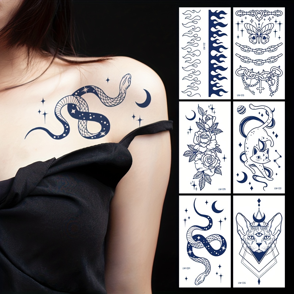 Juice Tattoo Semi permanent Waterproof Temporary Tattoo - Temu