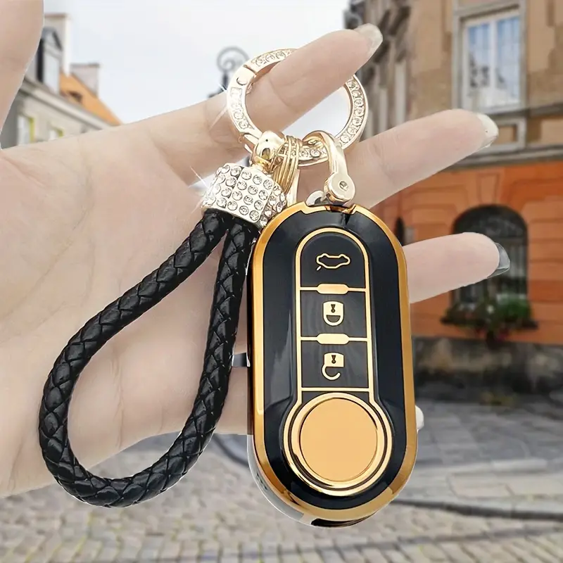 Schlüsselanhängerabdeckung Mit Strass-Schlüsselanhänger, Weiche TPU- Schlüsselhülle Für Fiat 500-Schlüsselabdeckung Für Boyue Für Bravo Für  Iveco-Autoschlüssel-Fernbedienungsschutzgehäuse - Temu Austria