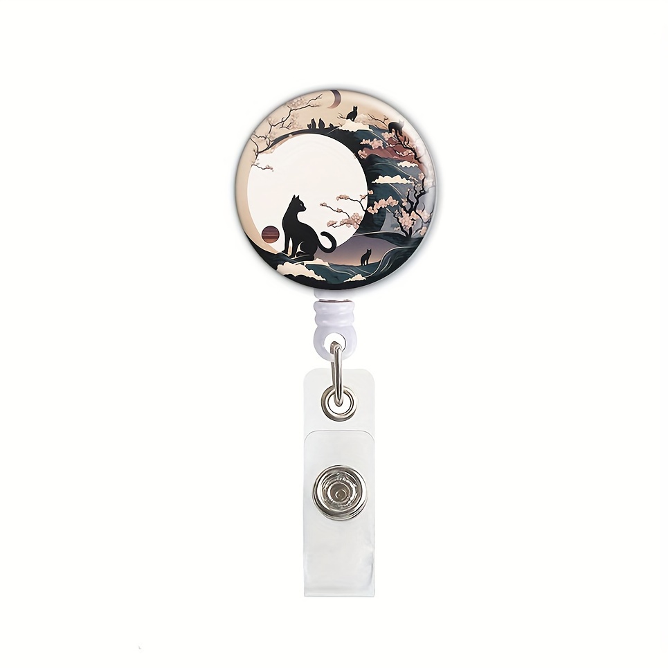 Cute Otter Retractable Badge Holders Reel Name ID Card Holder
