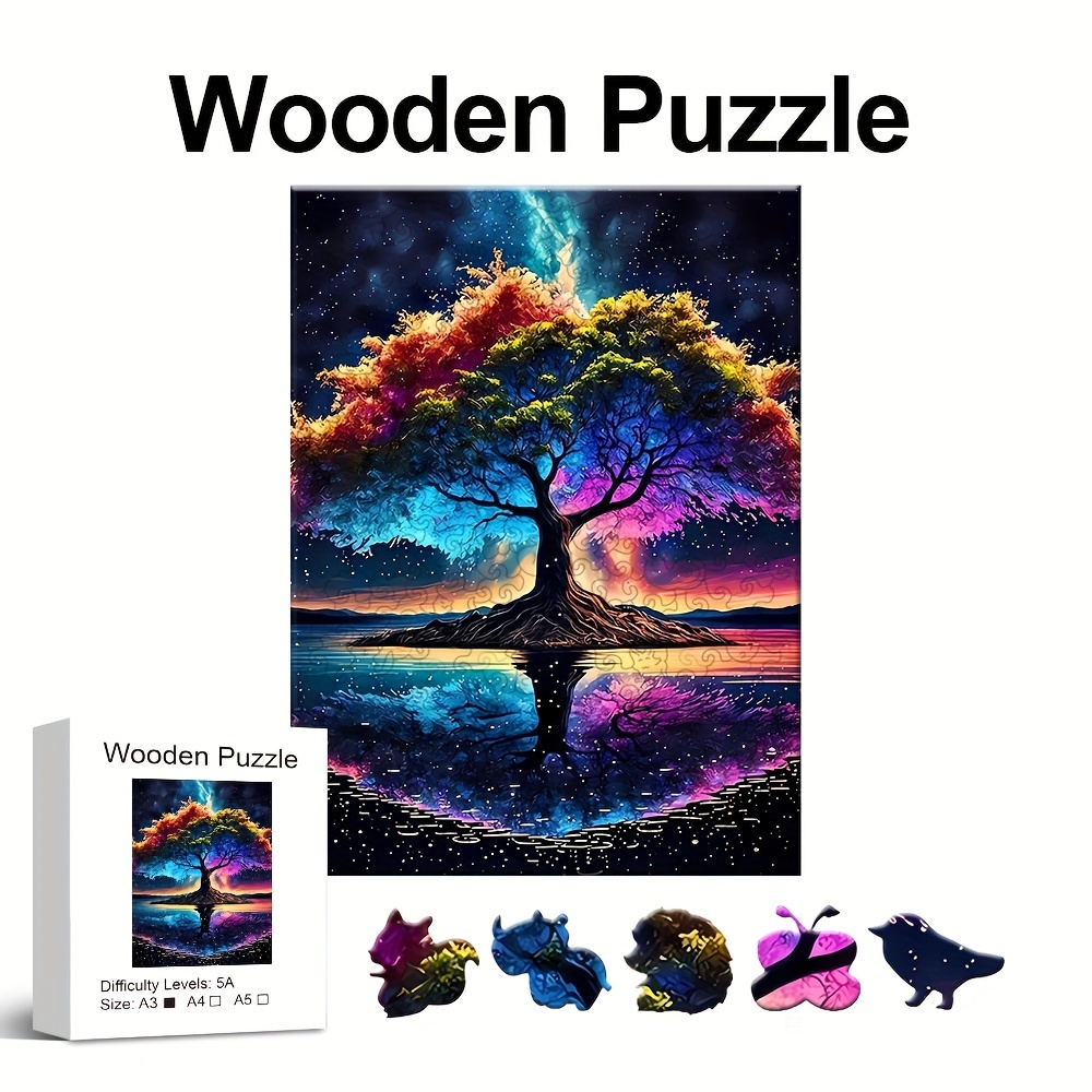 Unique Dog Home Wooden Puzzle Advanced Jigsaw For Adults And - Temu