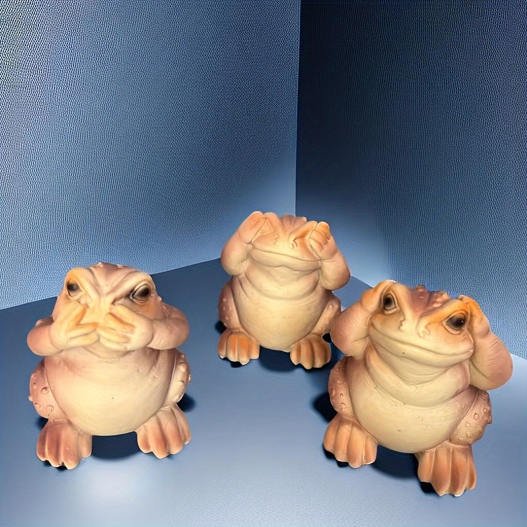 Luminous Resin Mini Frogs Cute Frog Glow In Dark Miniature - Temu