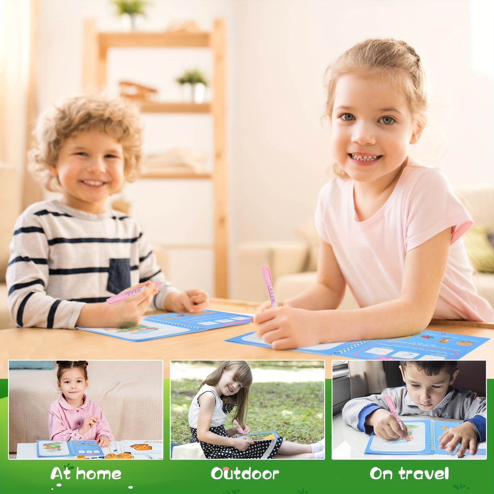 Giocattoli Montessori Libro Colorare Riutilizzabile Magic - Temu Italy