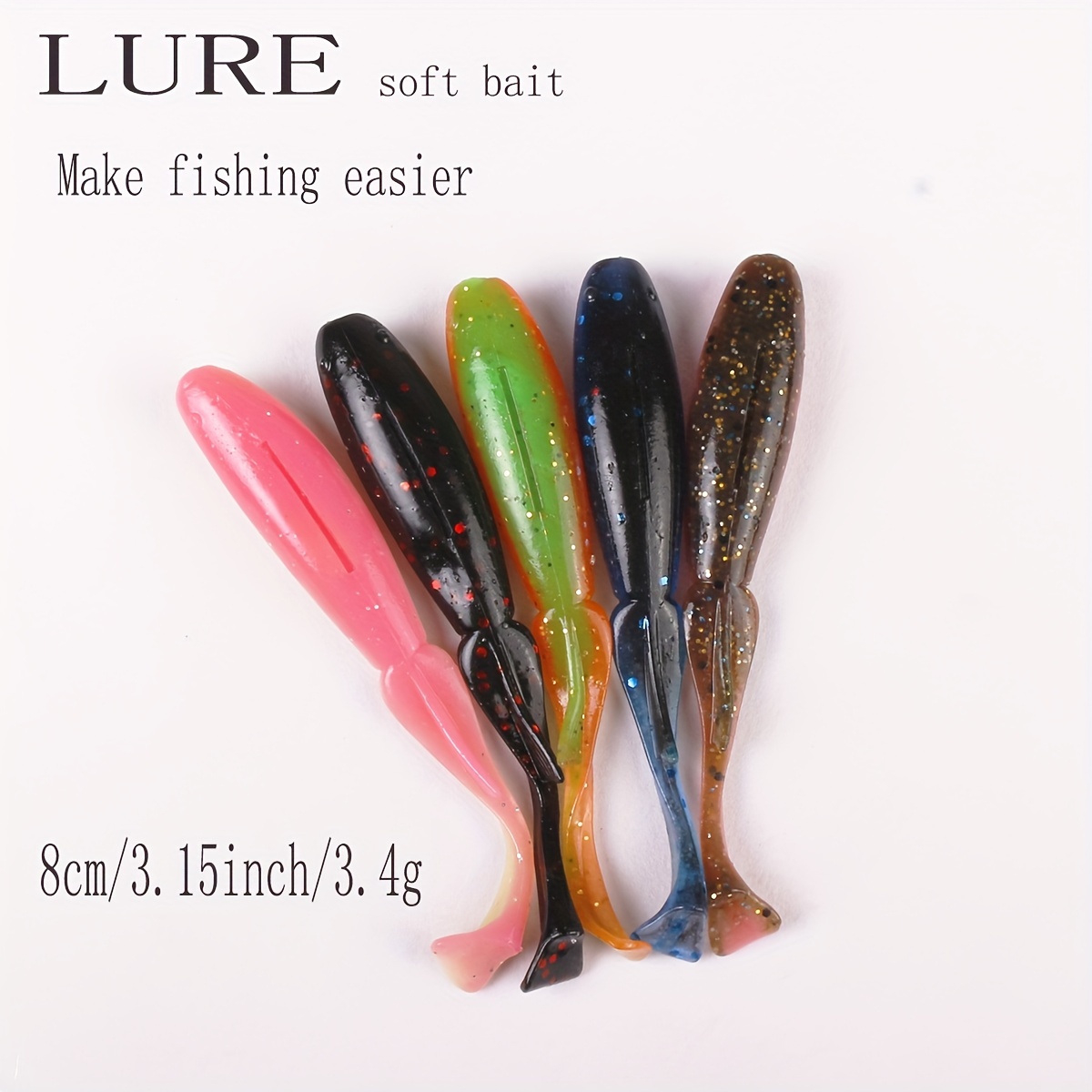 Double Color Rubber Fish Soft Lures Wobblers Effective - Temu Canada