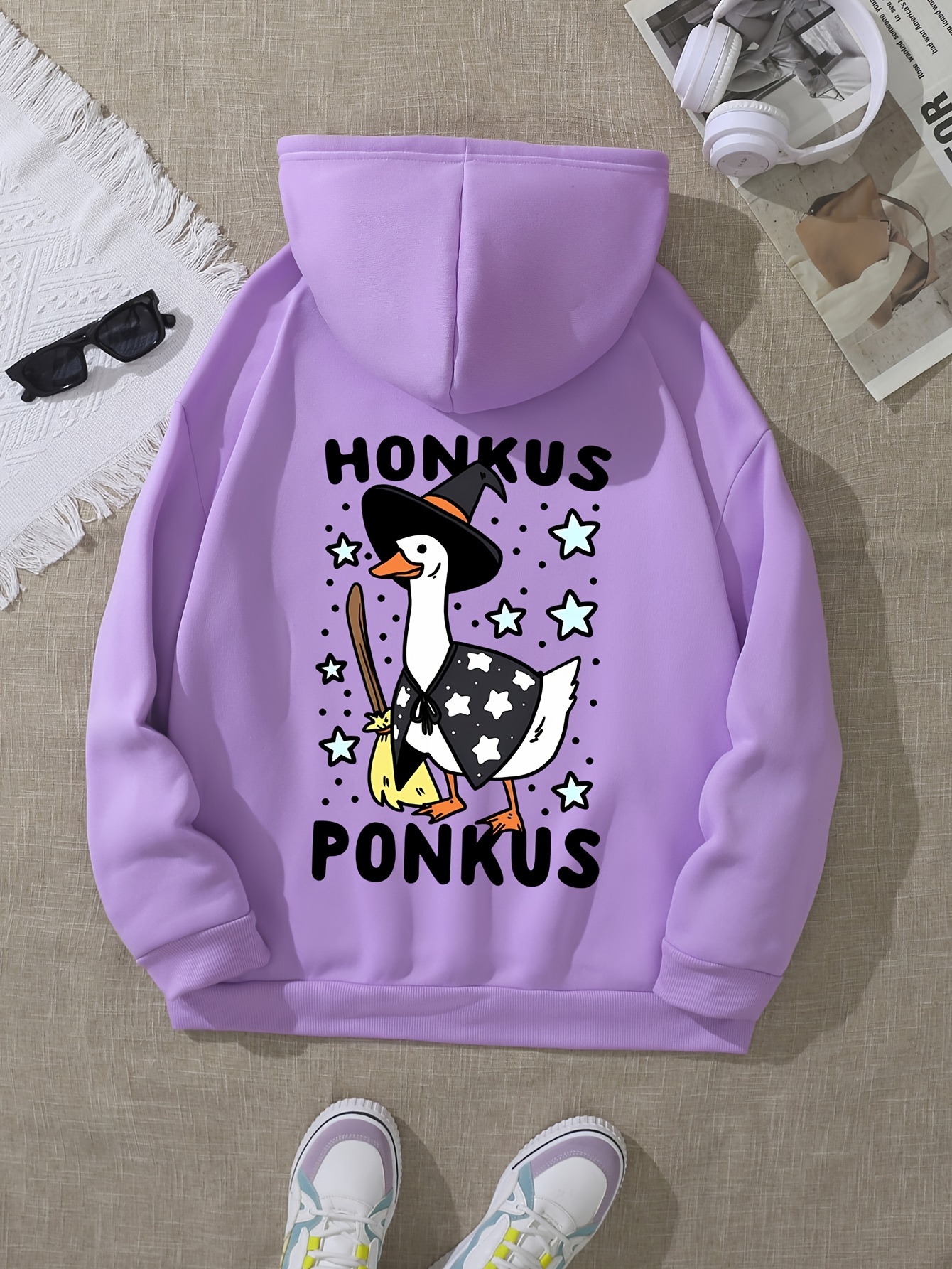 Plus Size Cartoon Figure Print Hoodie Drawstring Hoodies - Temu