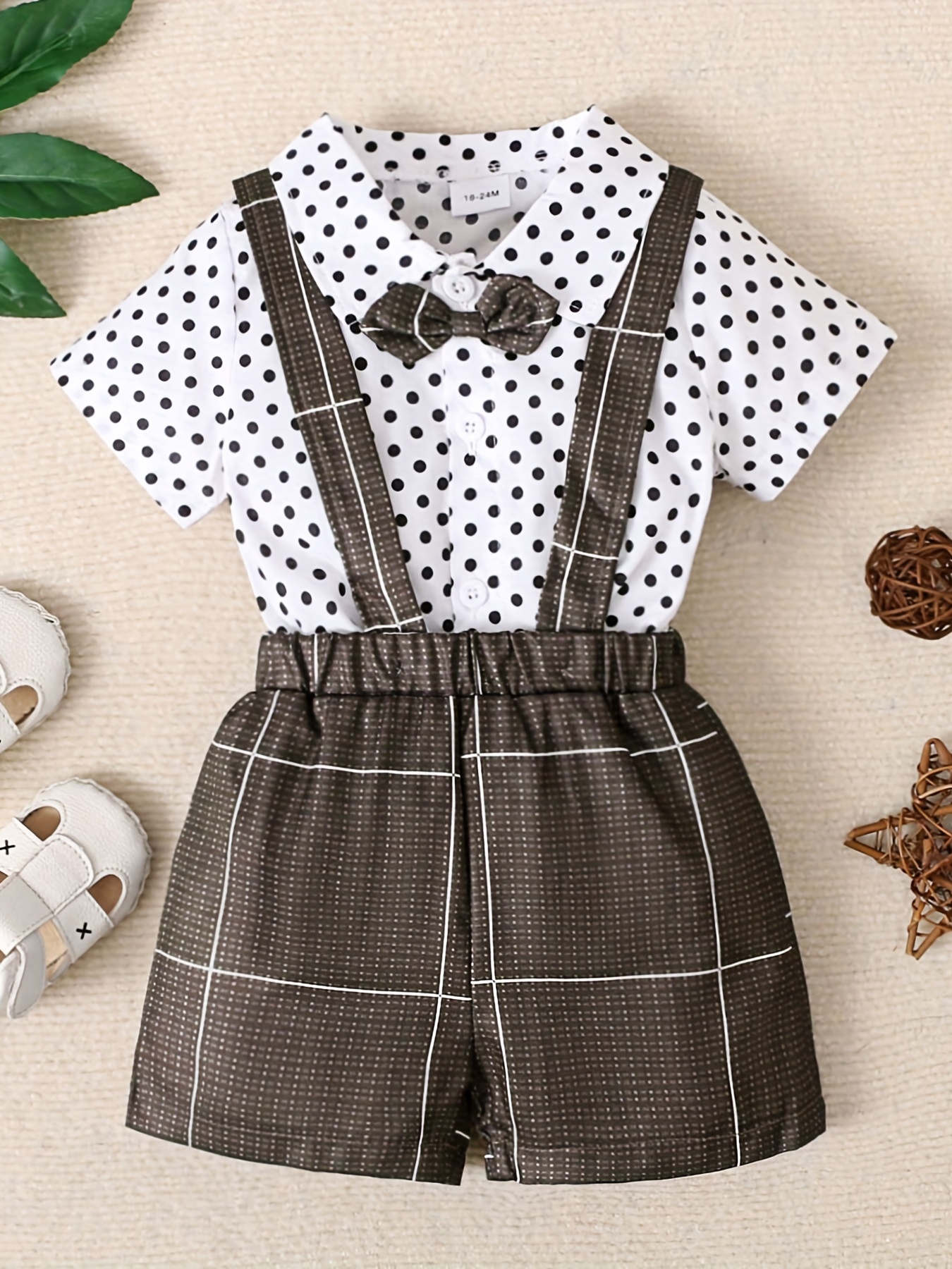 Baby boy hot sale polka dot clothes