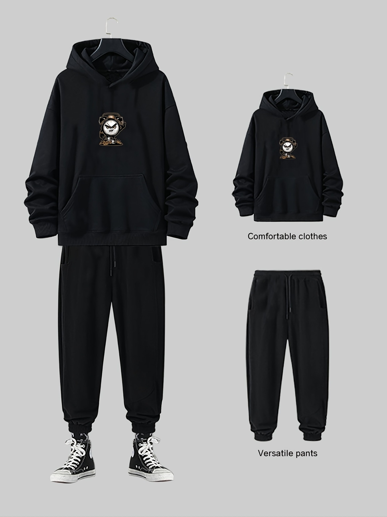 Women's 2-Piece Fleece Sherpa Lined Sweatsuit - Hoodie & Jogger Set For Winter