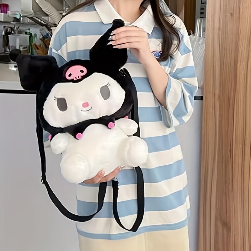 Cartoon petit diable poupée fille Kuromi peluche sac à dos Sac à dos Jouet  de stockage - Chine Un jouet en peluche et peluche jouet en peluche Slipper  prix
