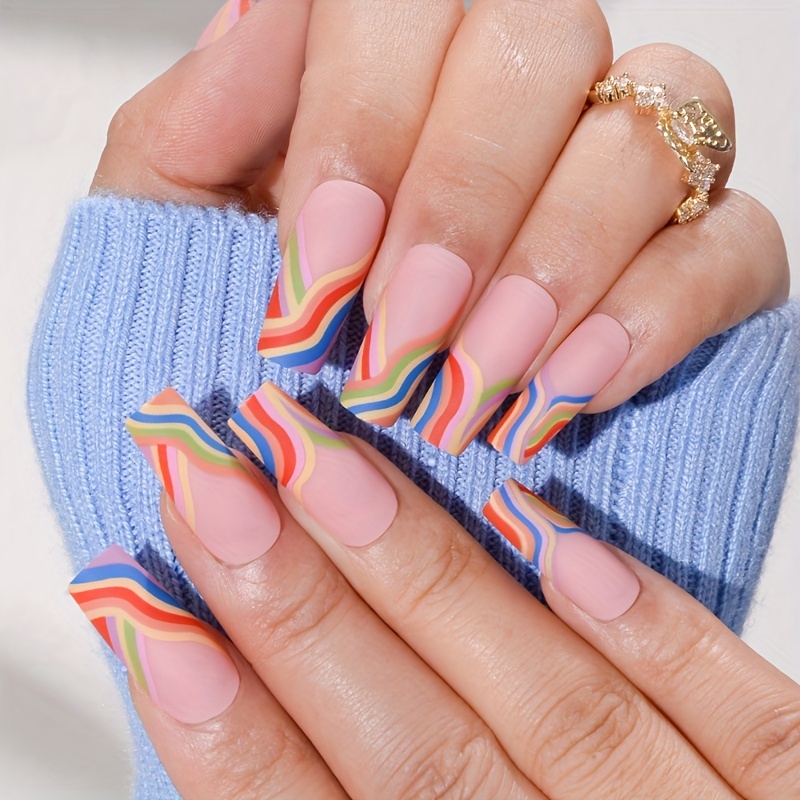 Colorful French Tips