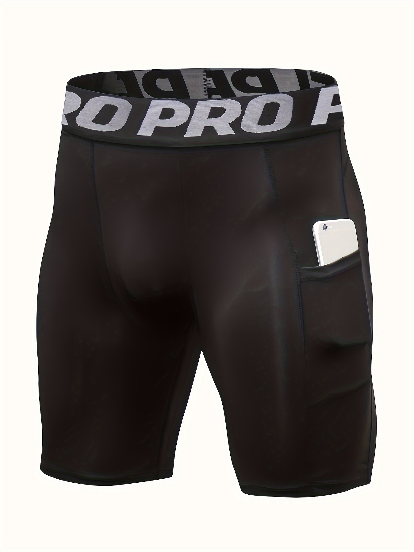 Men's Pro Tight Shorts Sports Training Fitness Running Quick - Temu