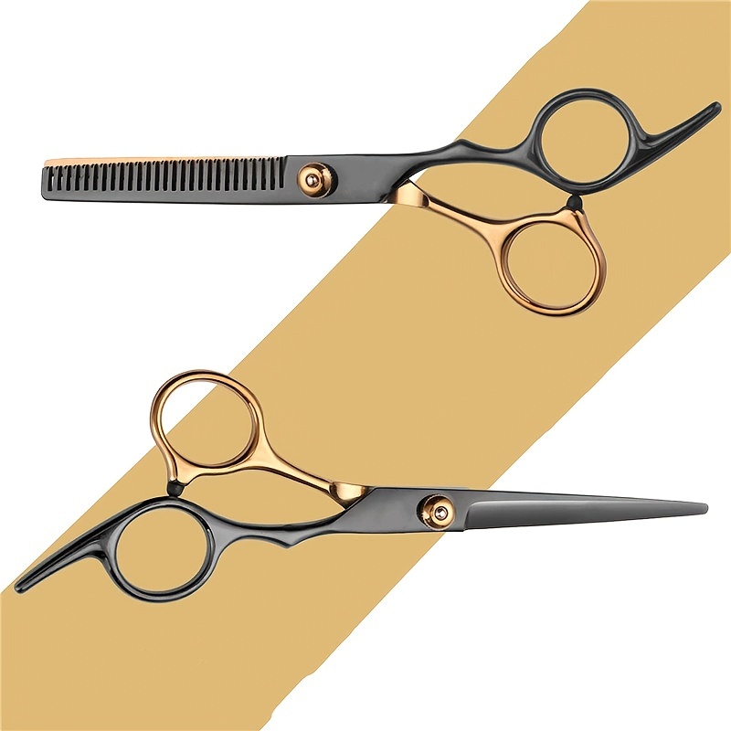 Hair Cutting Scissors, Professional Barber Shears Set With Hair Scissors  Thinning Shears, For Men Women Pet, Rainbow Color