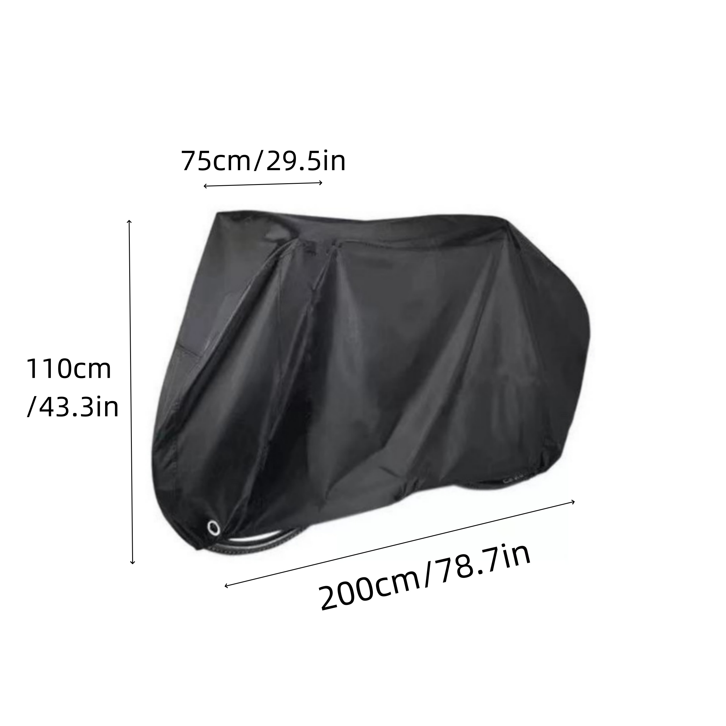  Bike Cover for 2 or 3 Bikes Outdoor Waterproof Bicycle Covers  Rain Sun UV Dust Wind Proof with Lock Hole for Mountain Road Electric Bike  Heavy Duty Bikes Black 