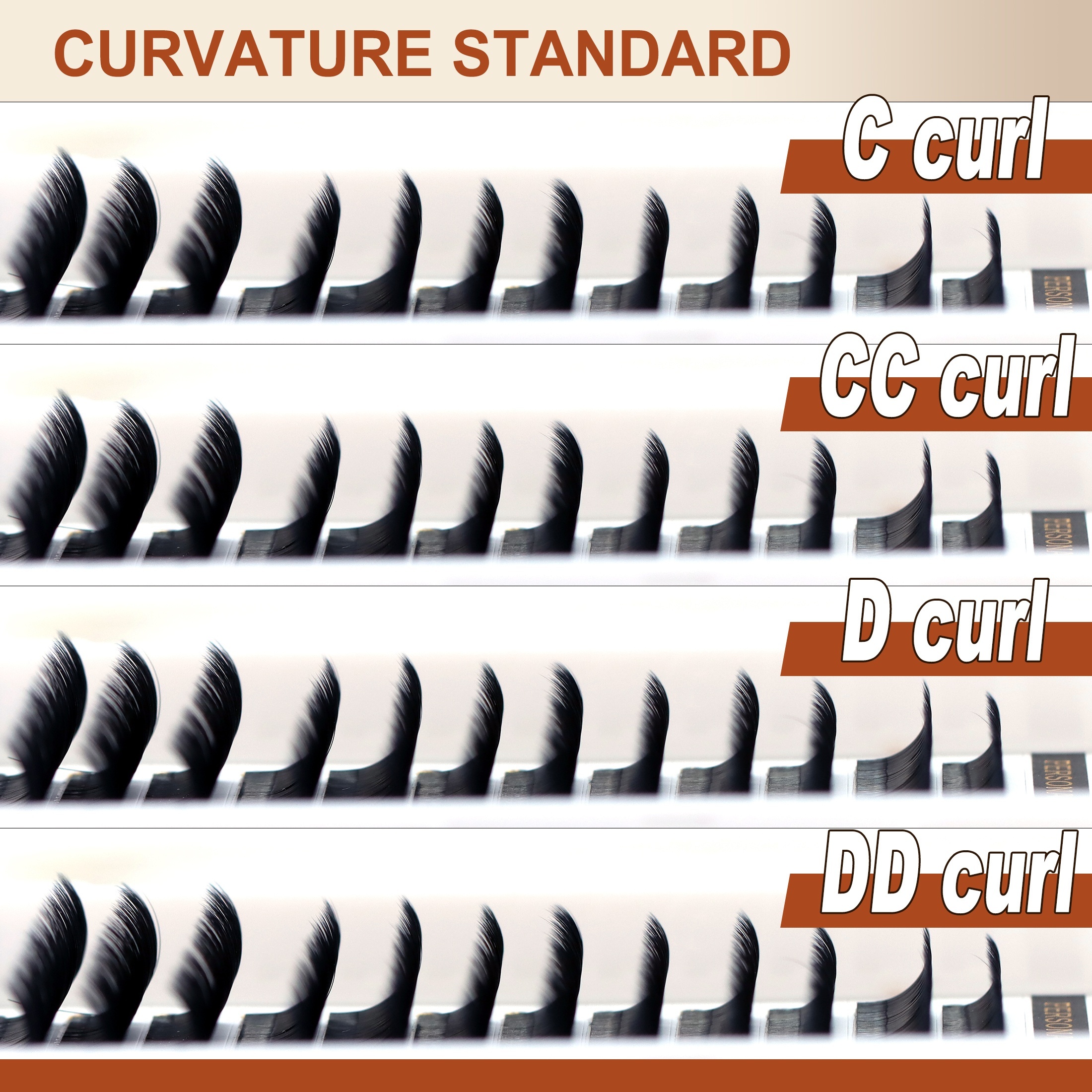 Volume Cashmere Silk Eyelash Extensions 0.03 C CC D DD Mixed Pack 8-15mm