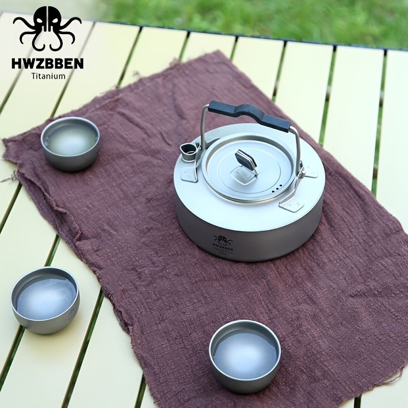 Hwzbben Pure Titanium Outdoor Kettle Lightweight And Durable - Temu