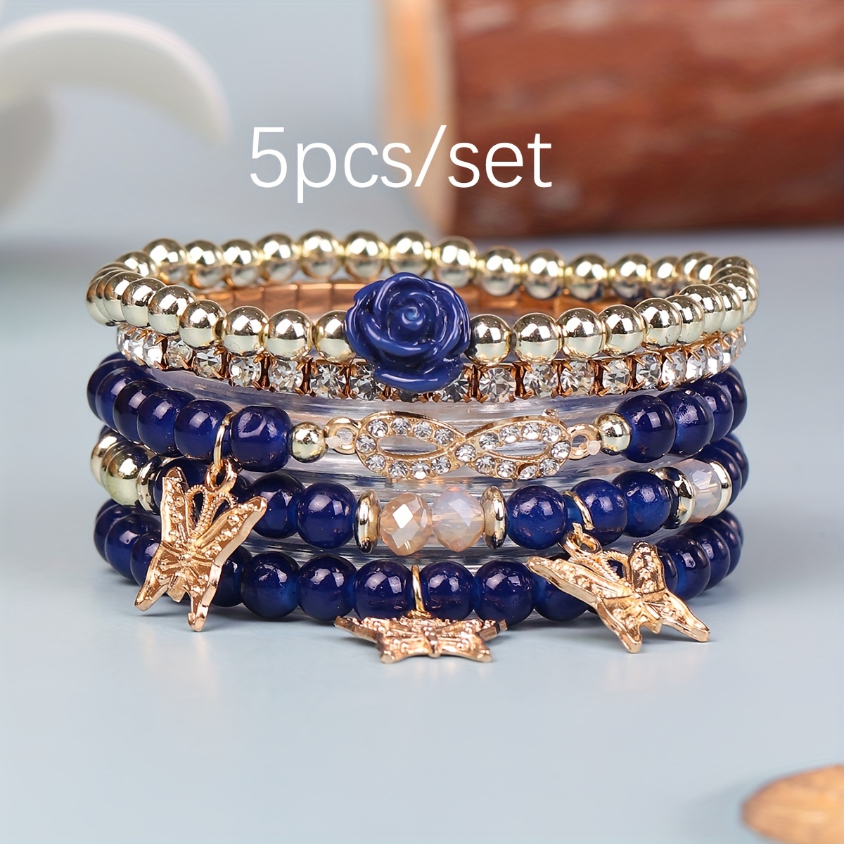 Bohemian Bracelets Creative Hand Jewelry Butterfly Crystal - Temu