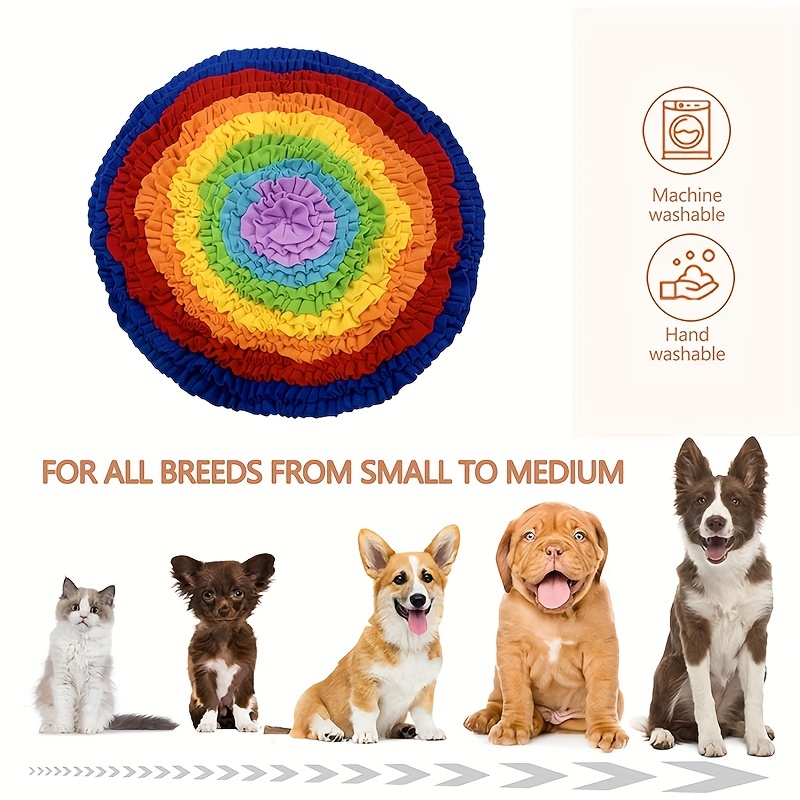 Puzzle Feeder Snuffle Mat for Dogs, Lick Mat for Dogs to Slow Down Eating,  Dog Puzzle