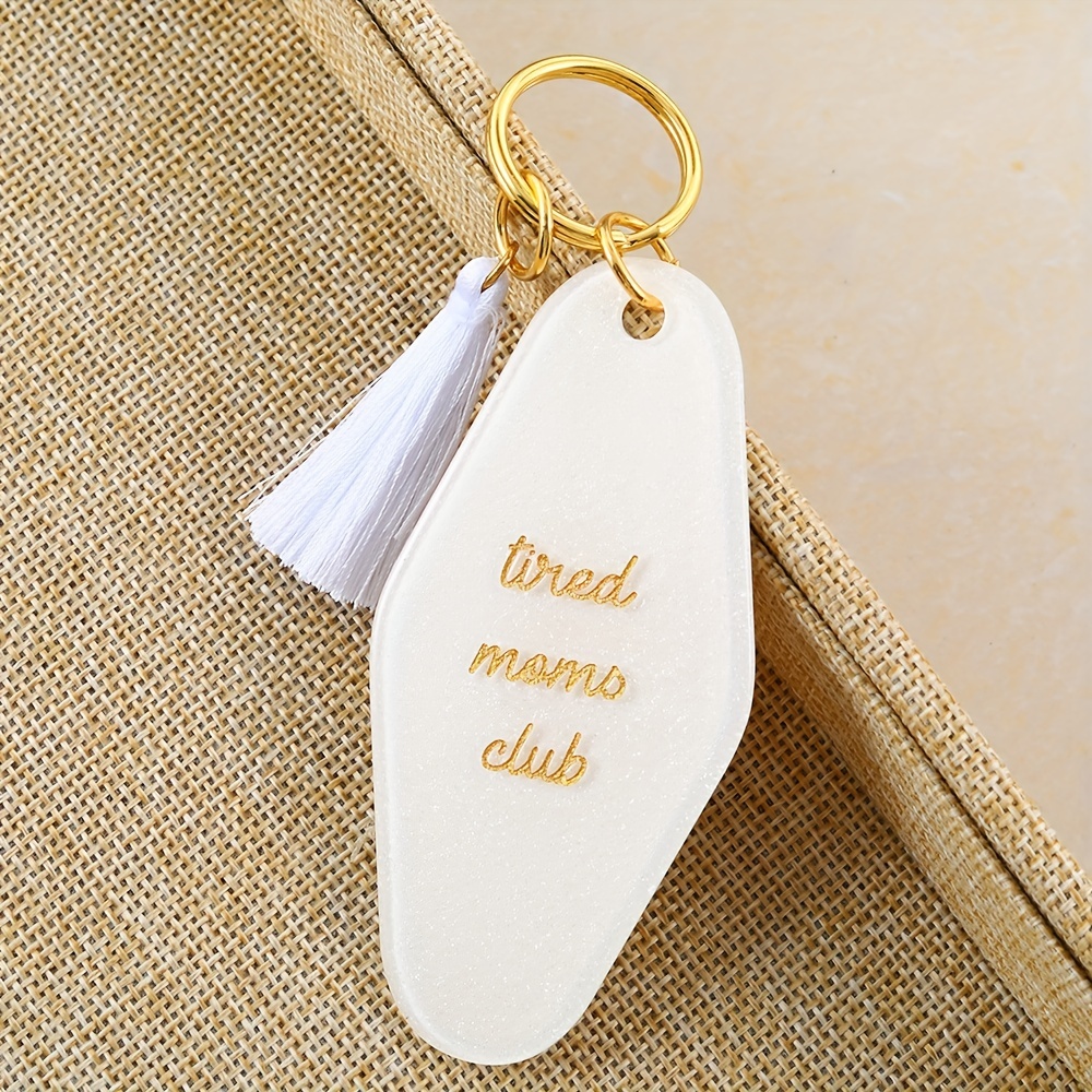 1* And White Hotel Key Tag Jeans, Pants, Clothing Accessory Tassel Pendant