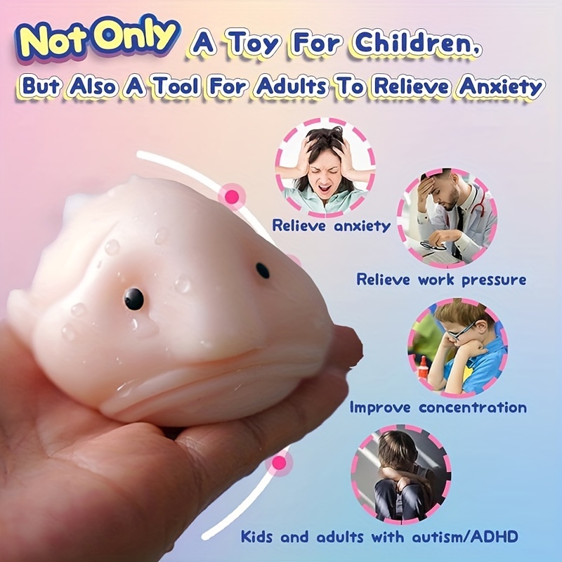 Silicone Blob Fish/ Squish the Fish. 