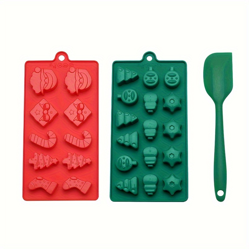 Silicone Spatula Christmas Silicone Spatula Xmas Cake - Temu