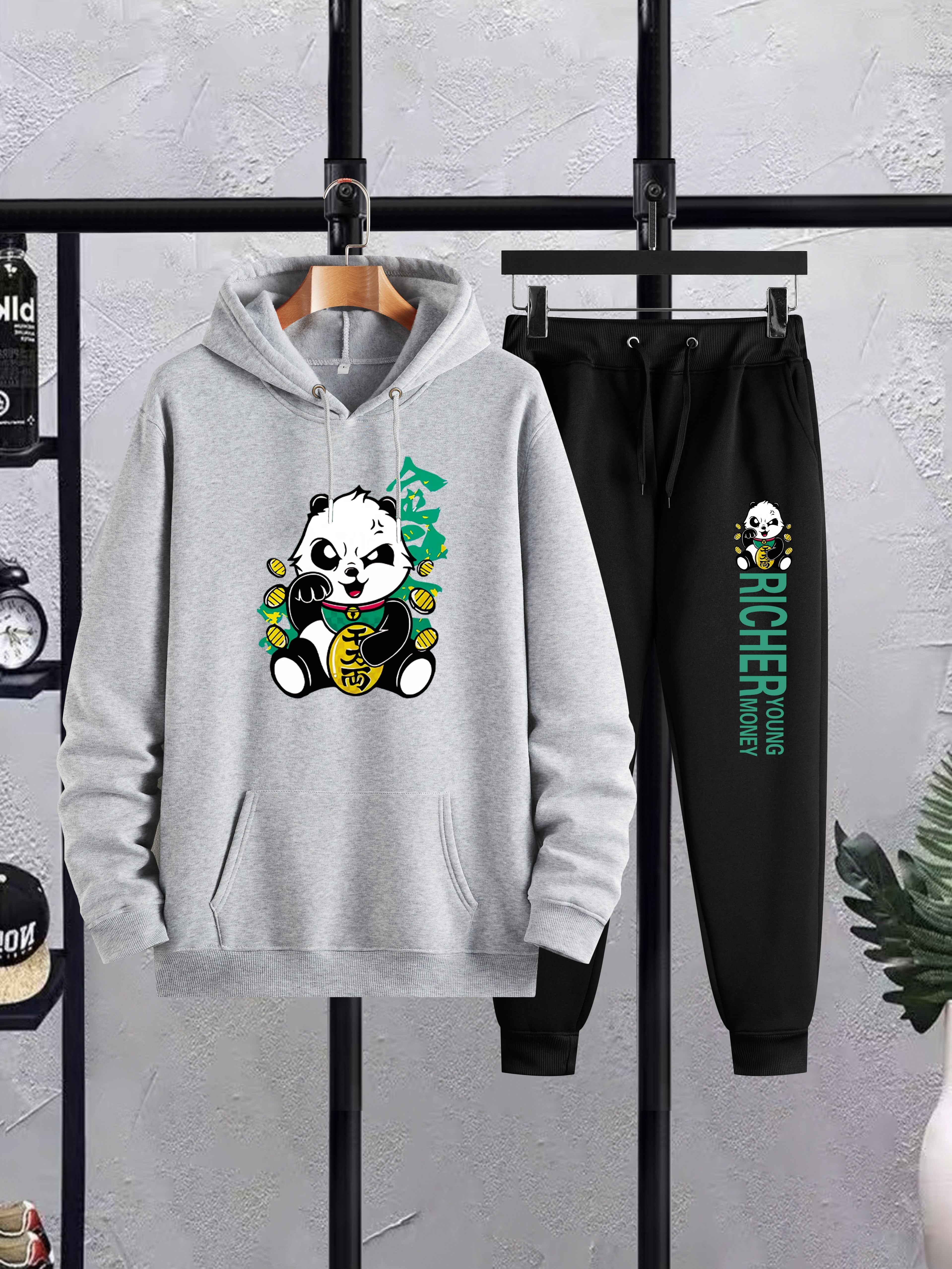 Plus size best sale panda hoodie