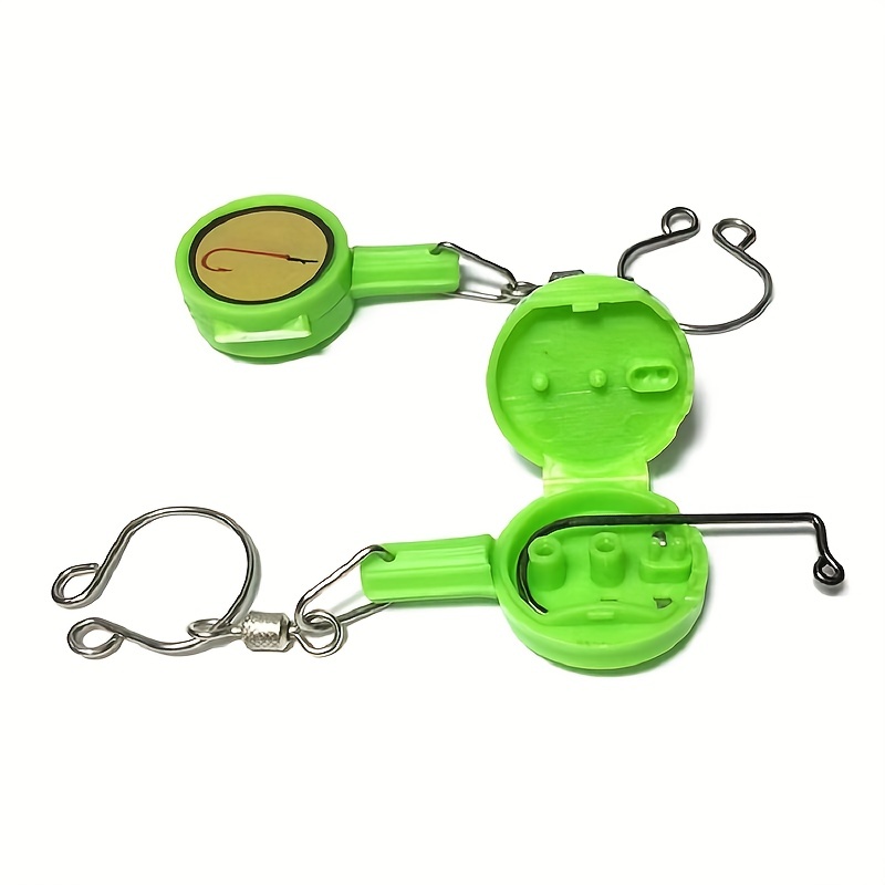 Generic 2pcs Fast And Safe Fishing Knot Tying Tool Abs Key Ring