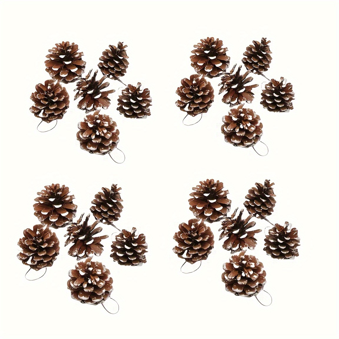 2PCS/set Wood Christmas Decor Hanging Basket Frosted Pine Cones Red Berries  Colorful Balls Hanging 2023 Xmas New Year Ornaments - AliExpress