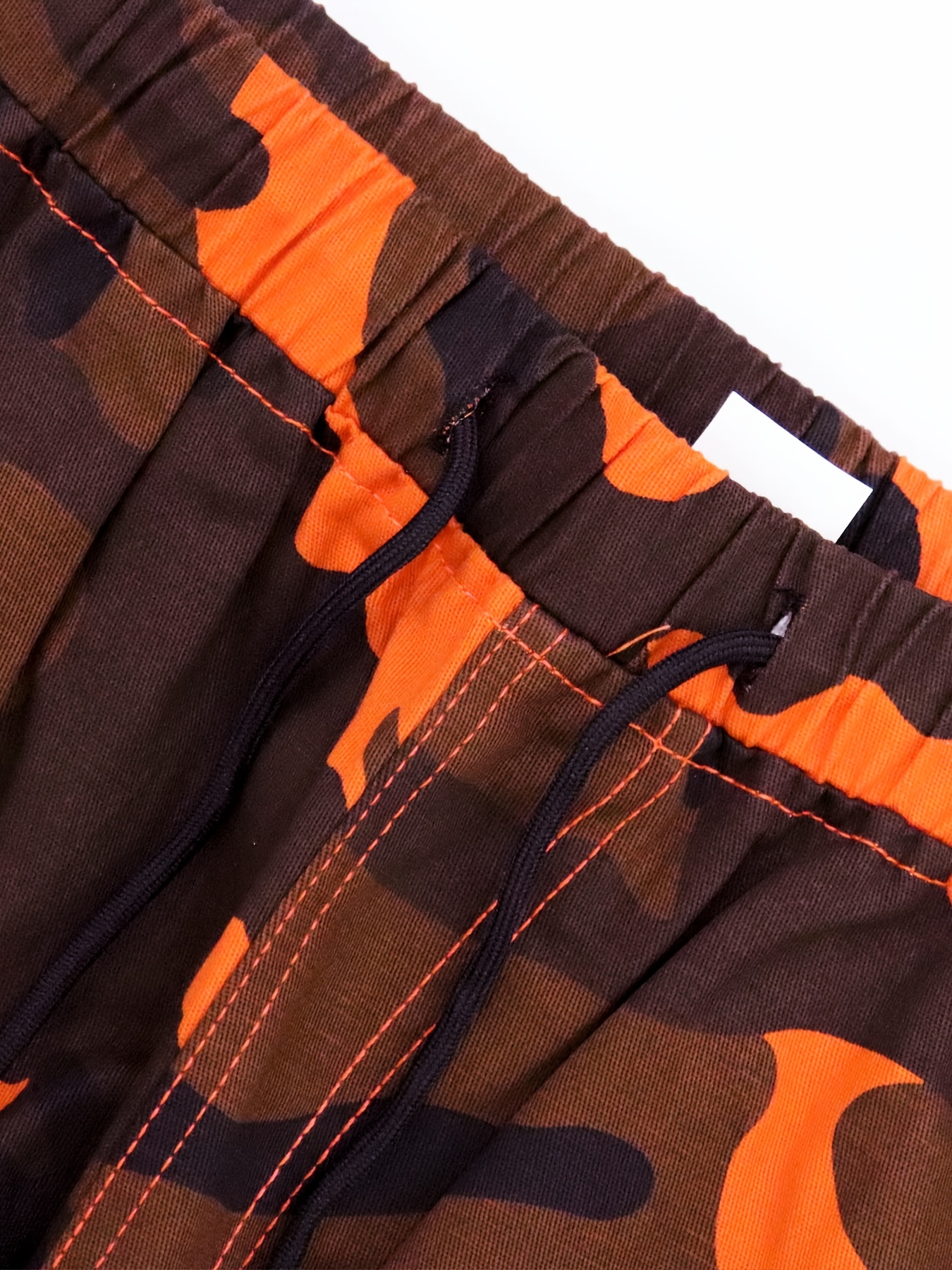 Camo trousers mens store orange