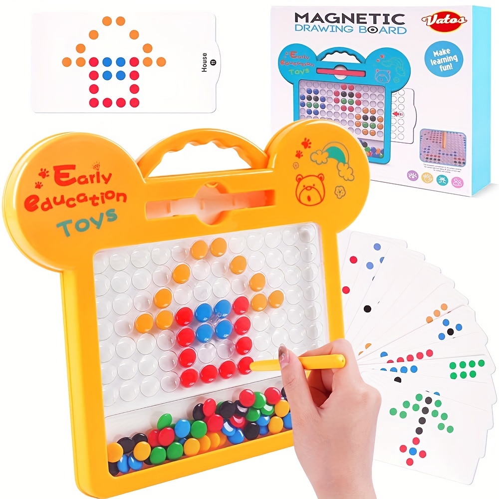 Magnetic Drawing Board For Kids Large Doodle Board With - Temu