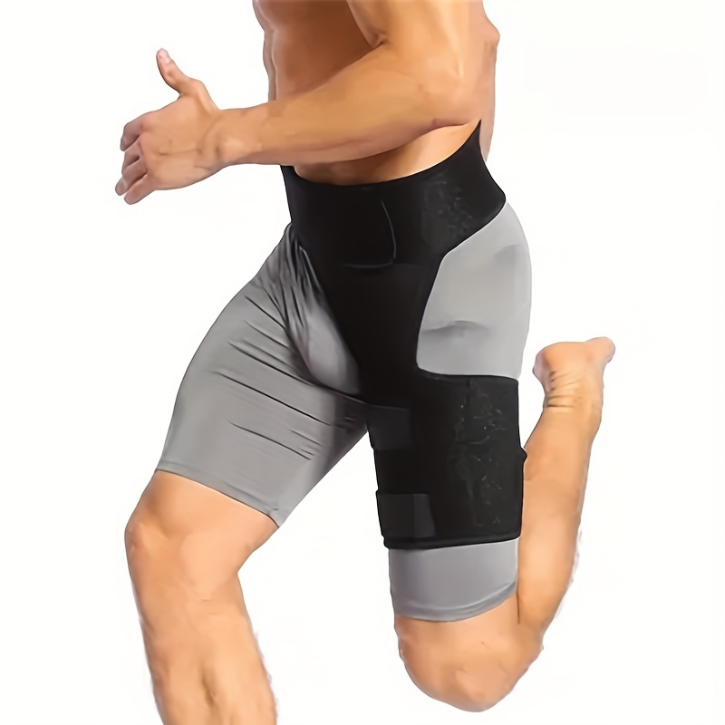 Thigh Brace by Vive - Compression Support Wrap For Hamstring, Quad,  Strains, Sprains & Injury 
