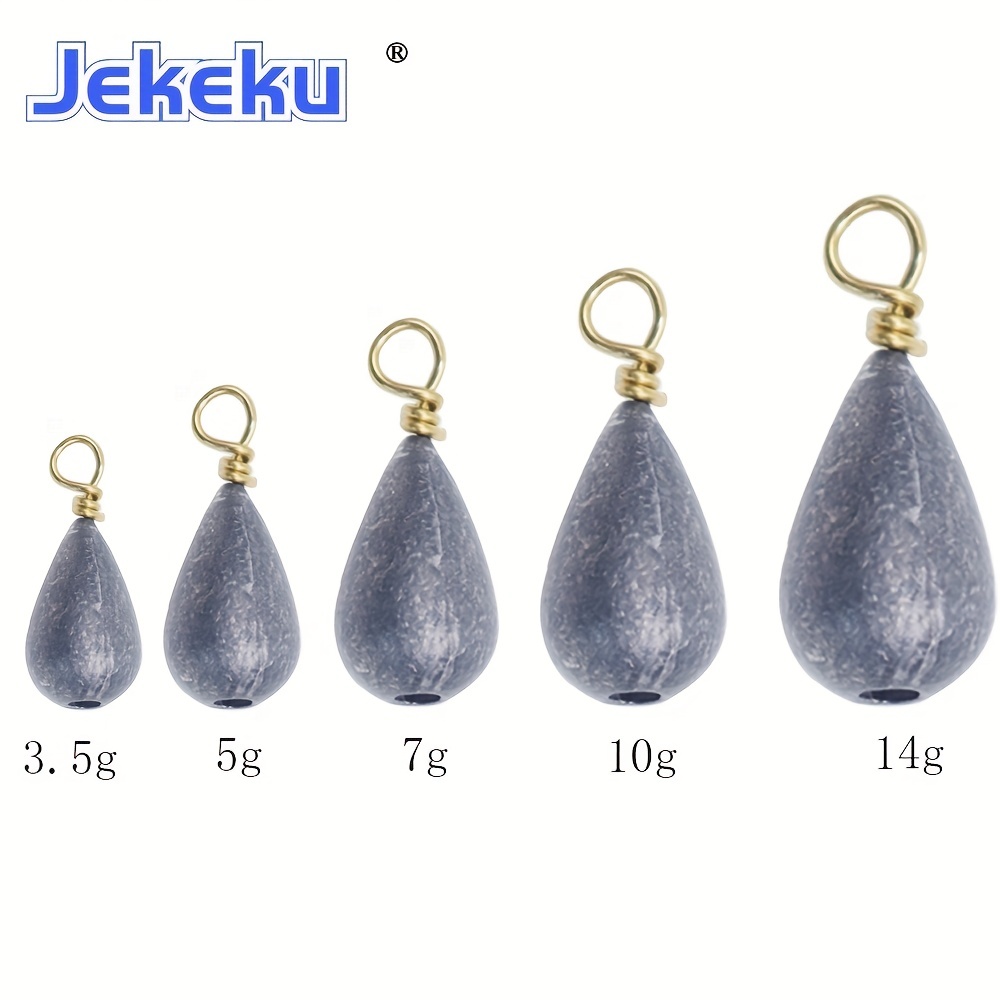 Water Drop Fishing Sinkers Assorted Sizes Perfect - Temu