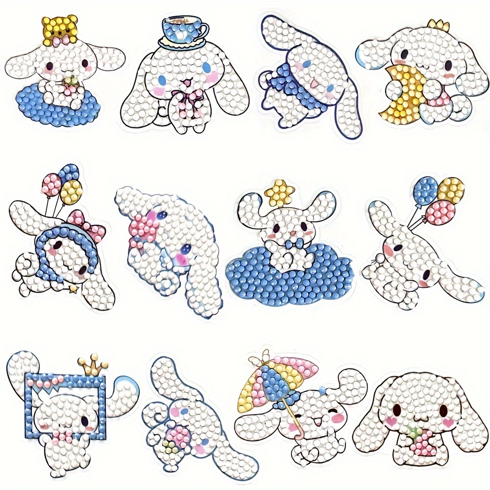 Hello Kitty Diamond Painting Stickers Kits for Kids Arts and