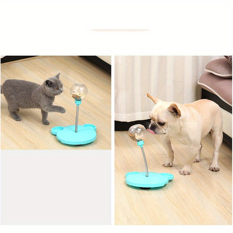 Cat Food Feeders Balls Interactive Fun Bowl Pet Toy Tumbler Kitten