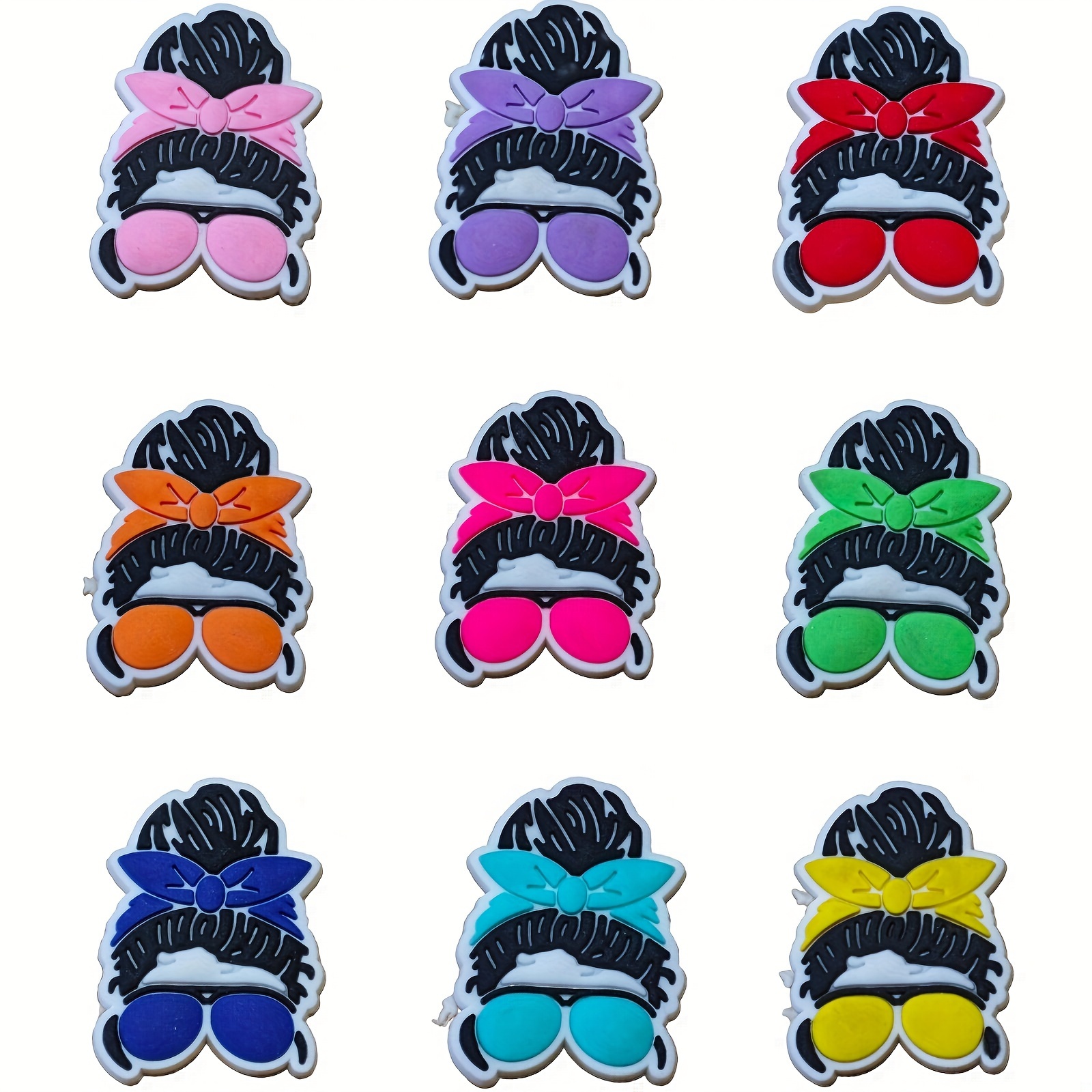 SKHAOVS Lot De 67 Breloques Roses Pour Chaussures - Décorations PVC Pour Filles Et Femmes
