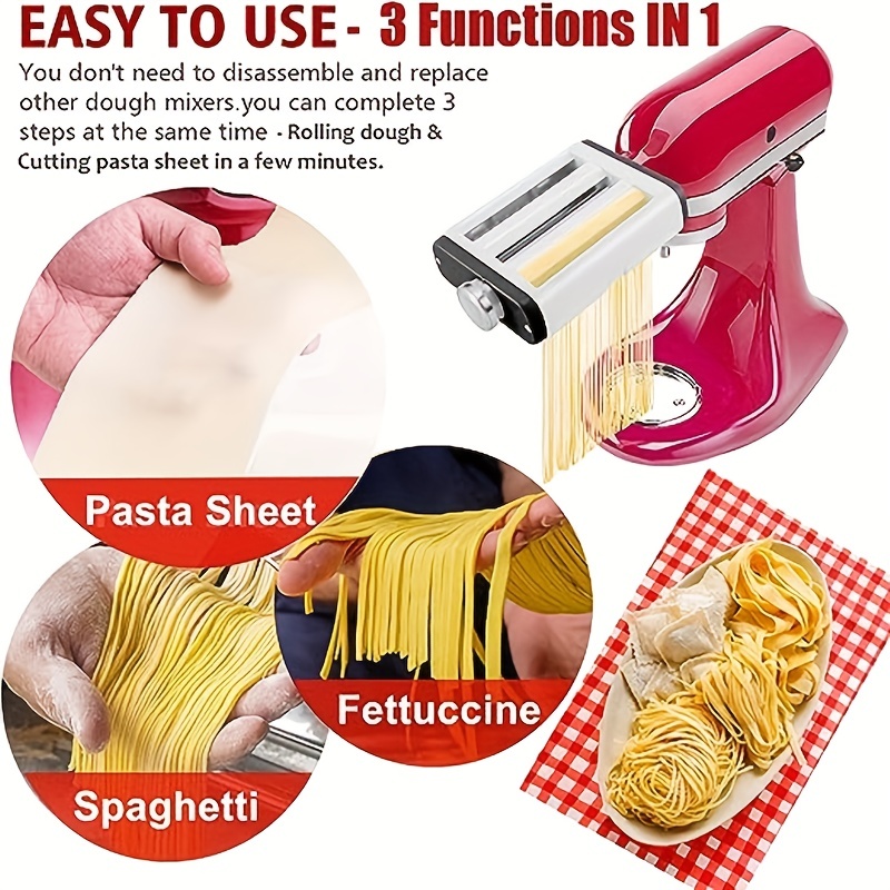Pasta Maker Attachment For All Kitchenaid Mixers, Noodle Ravioli