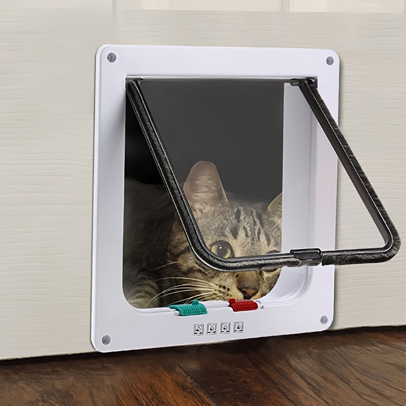 PETLESO Puerta de perro para puerta mosquitera, pantalla de puerta de gato  para puerta de perro pequeño para puerta corredera fácil de instalar