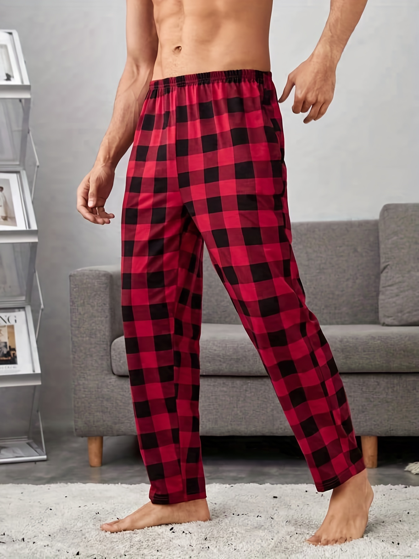 WORW Mens Pajama Pants Soft Cotton Sleep Lounge India  Ubuy