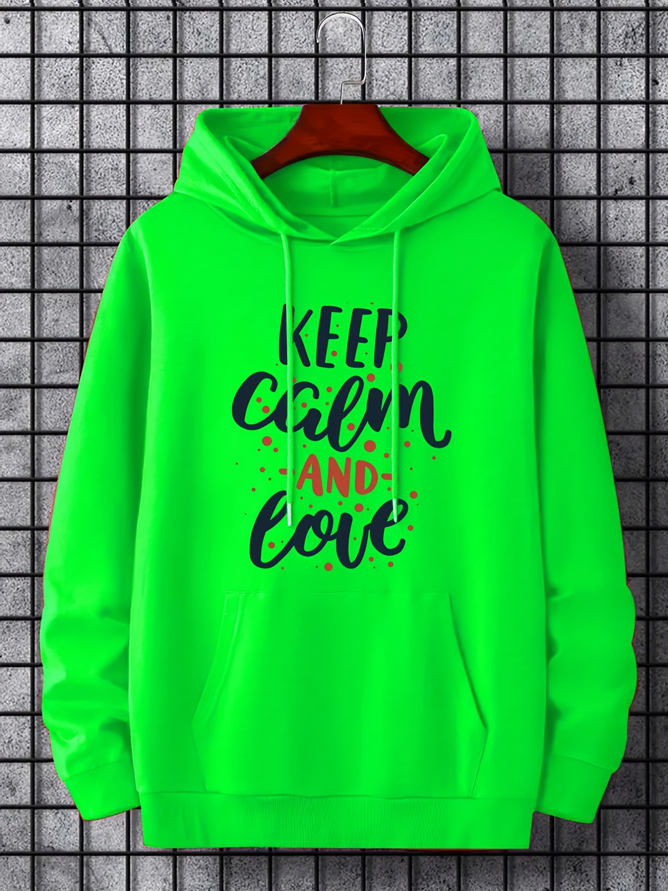 keep calm and love hoodie